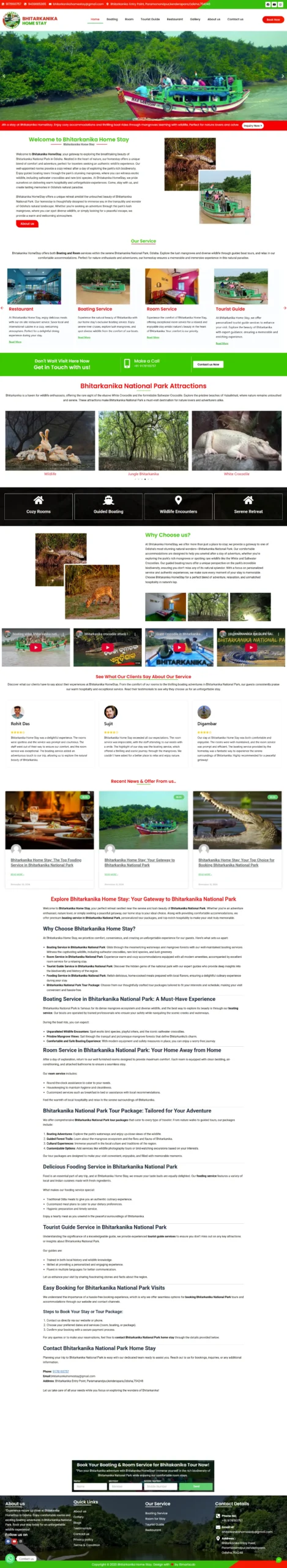 Bhitarkanika Website